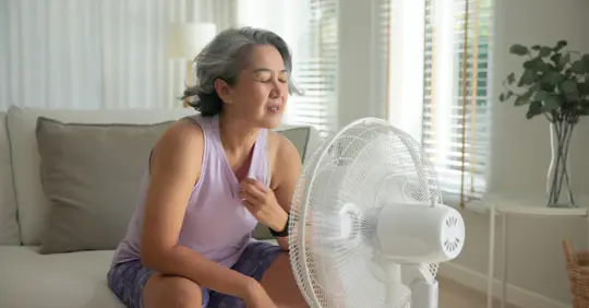 Using fan at home
